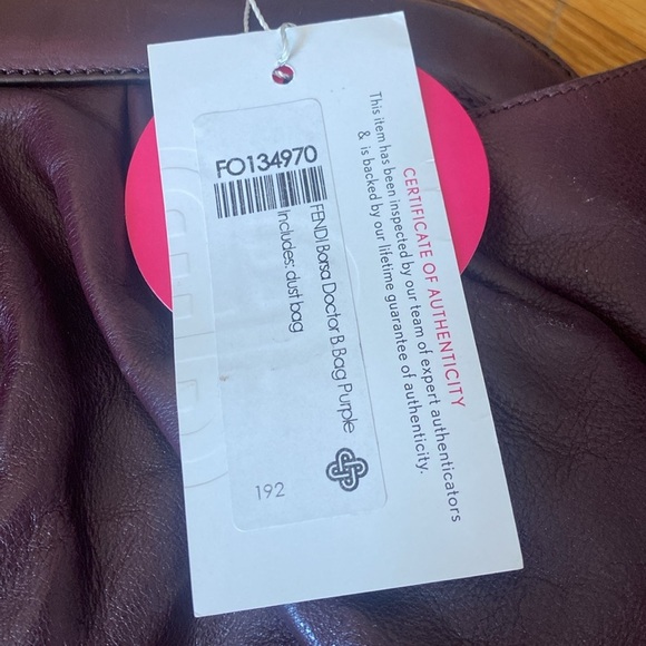 NWT Fendi Womens Purple Leather Bag OS - Picture 11 of 14